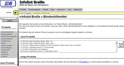 Desktop Screenshot of infodotbraille.com